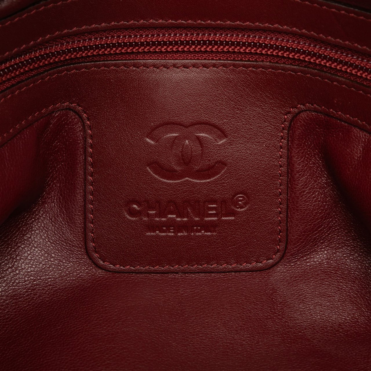 Chanel Quilted Lambskin Coco Cocoon Bowler Bag Bruin