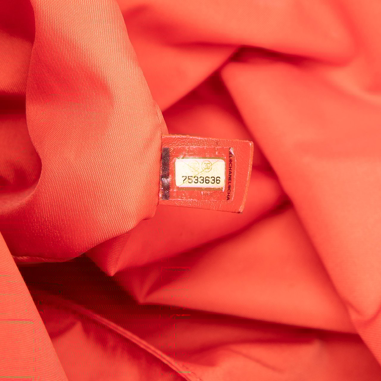 Chanel New Travel Line Nylon Tote Oranje