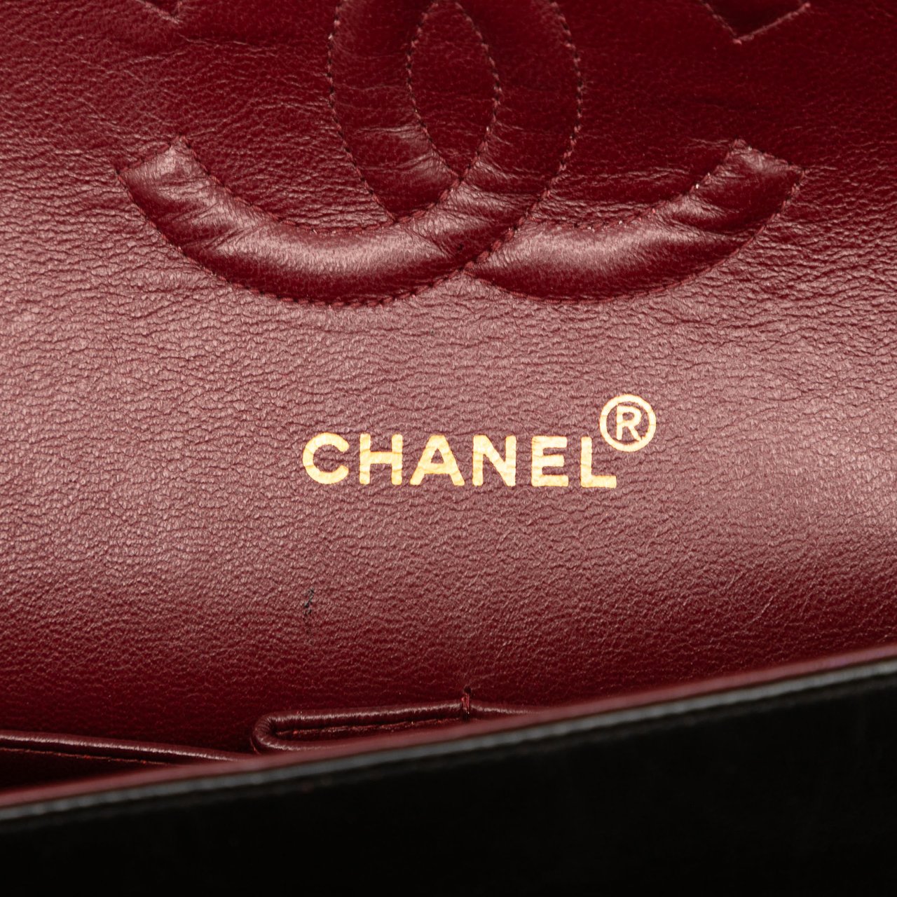 Chanel Medium Classic Lambskin Double Flap Zwart