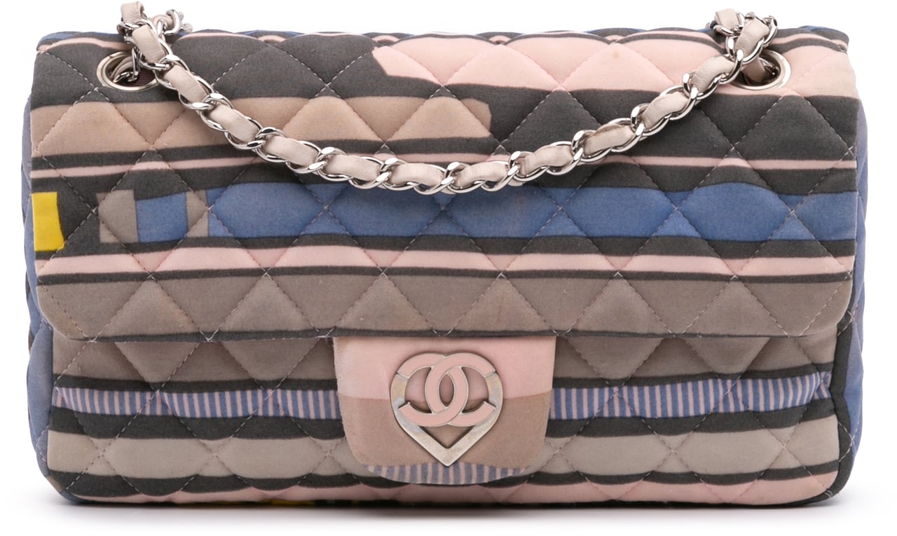 Chanel Small Quilted Jersey Ocean Drive Flap Roze