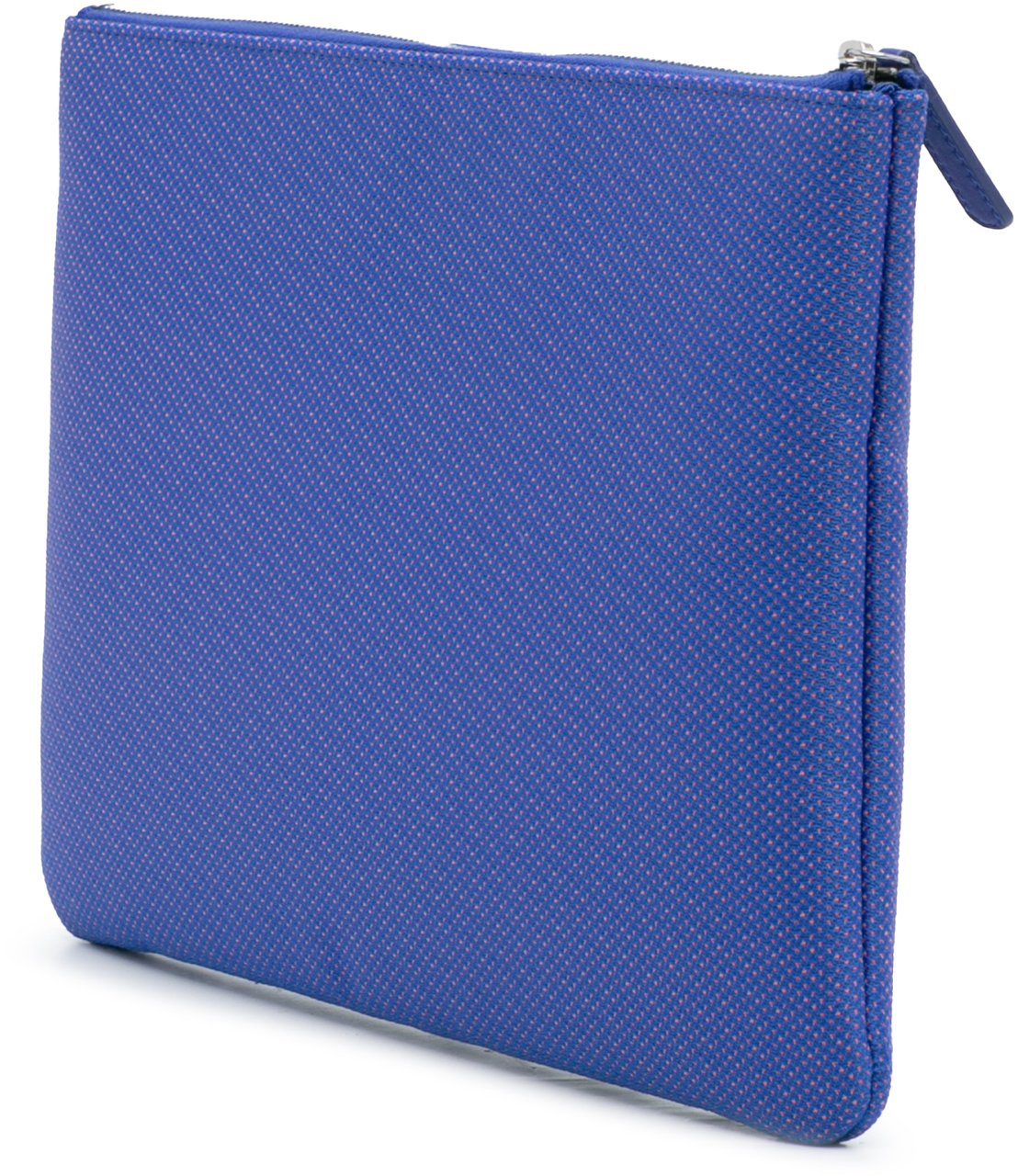 Chanel Medium Tweed Deauville O Case Clutch Blauw