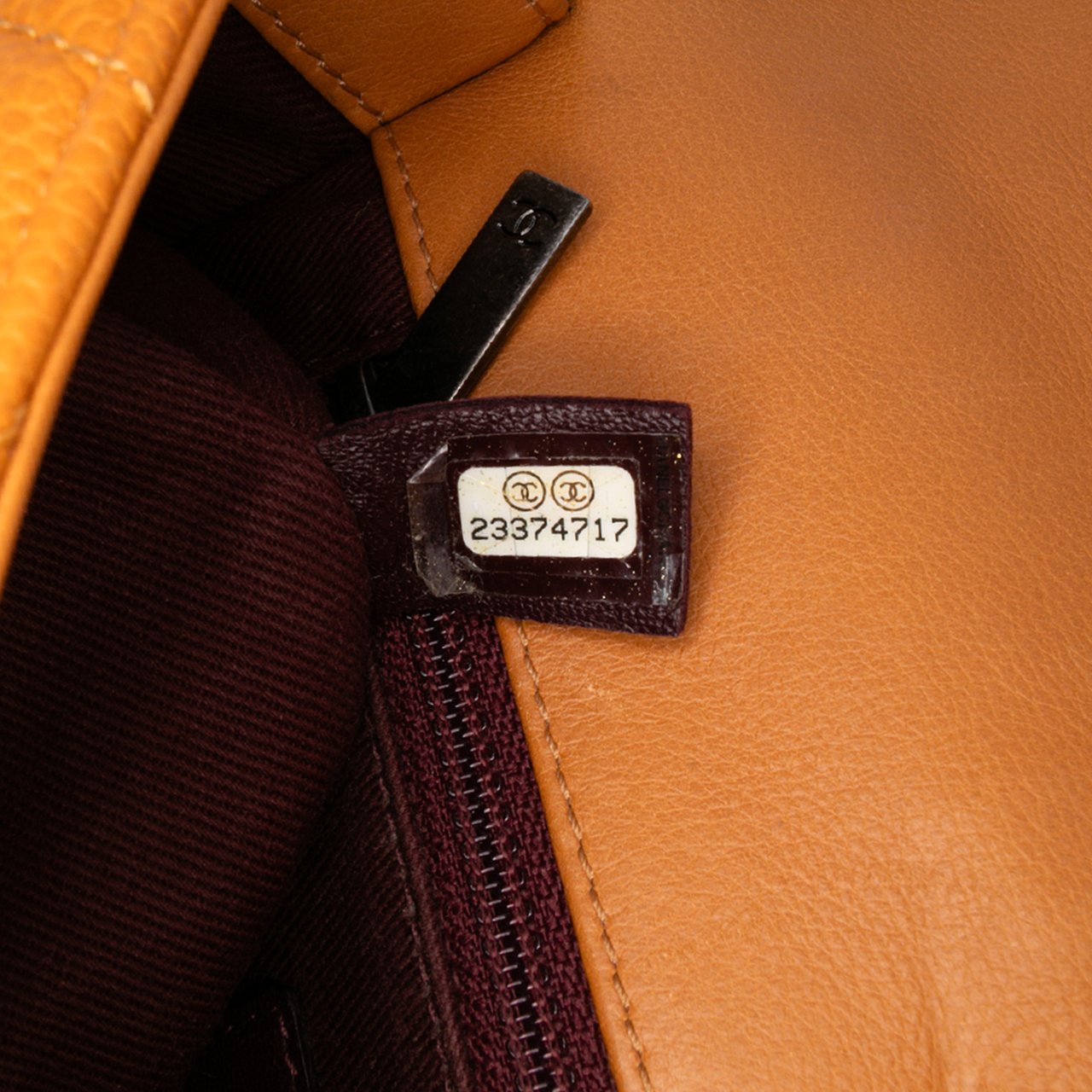 Chanel Small Quilted Iridescent Calfskin and Caviar Daily Carry Flap Oranje