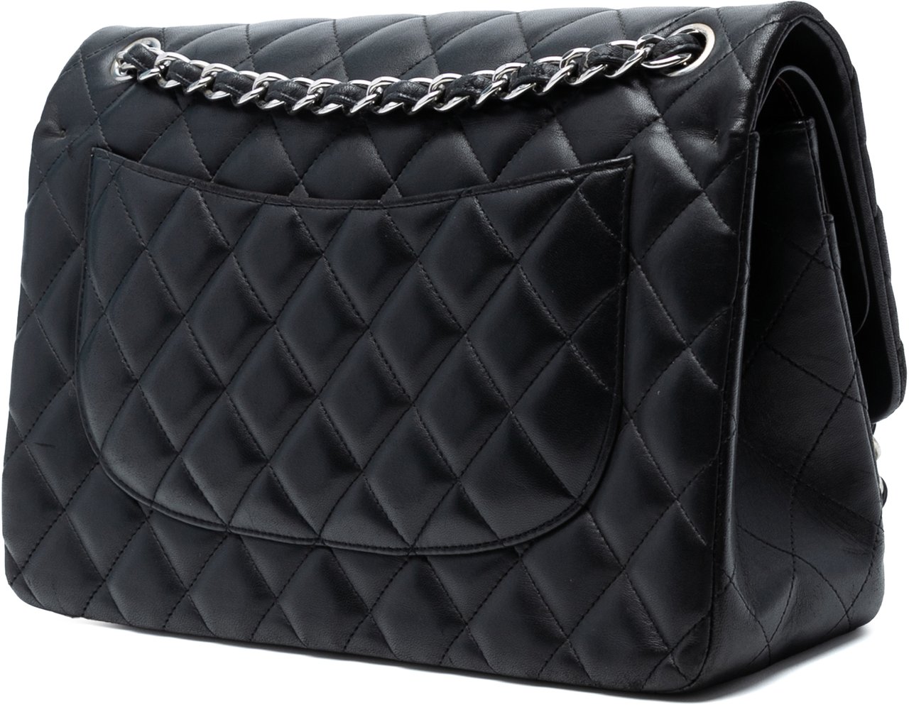 Chanel Jumbo Classic Lambskin Double Flap Zwart
