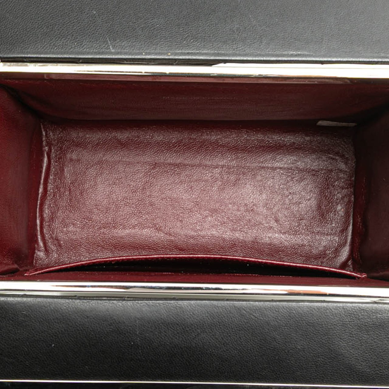 Chanel Quilted Lambskin Leather Box Bag Zwart