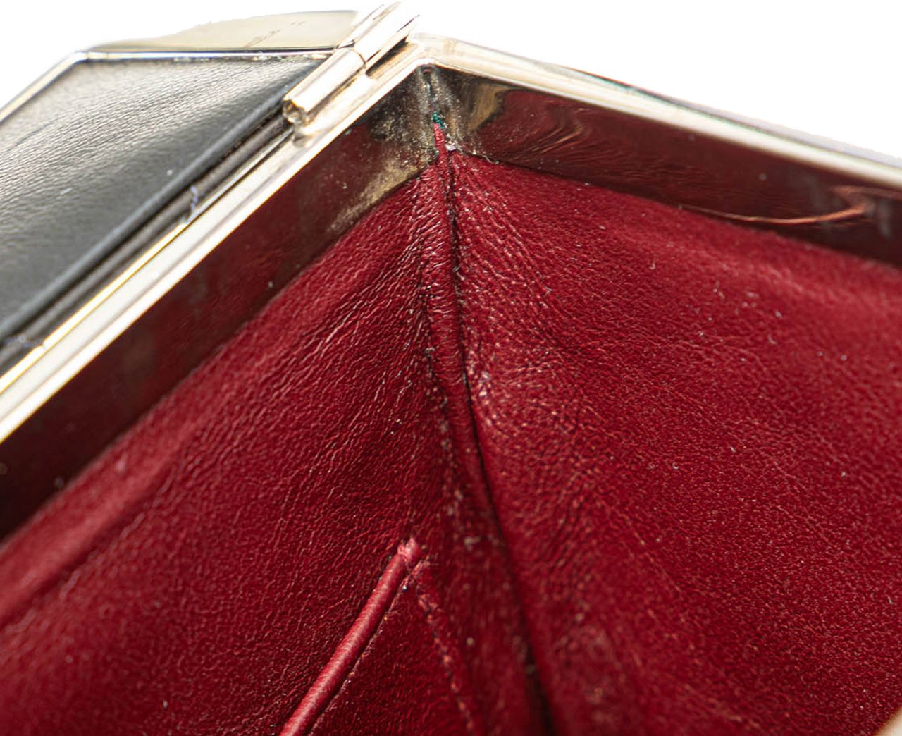 Chanel Quilted Lambskin Leather Box Bag Zwart