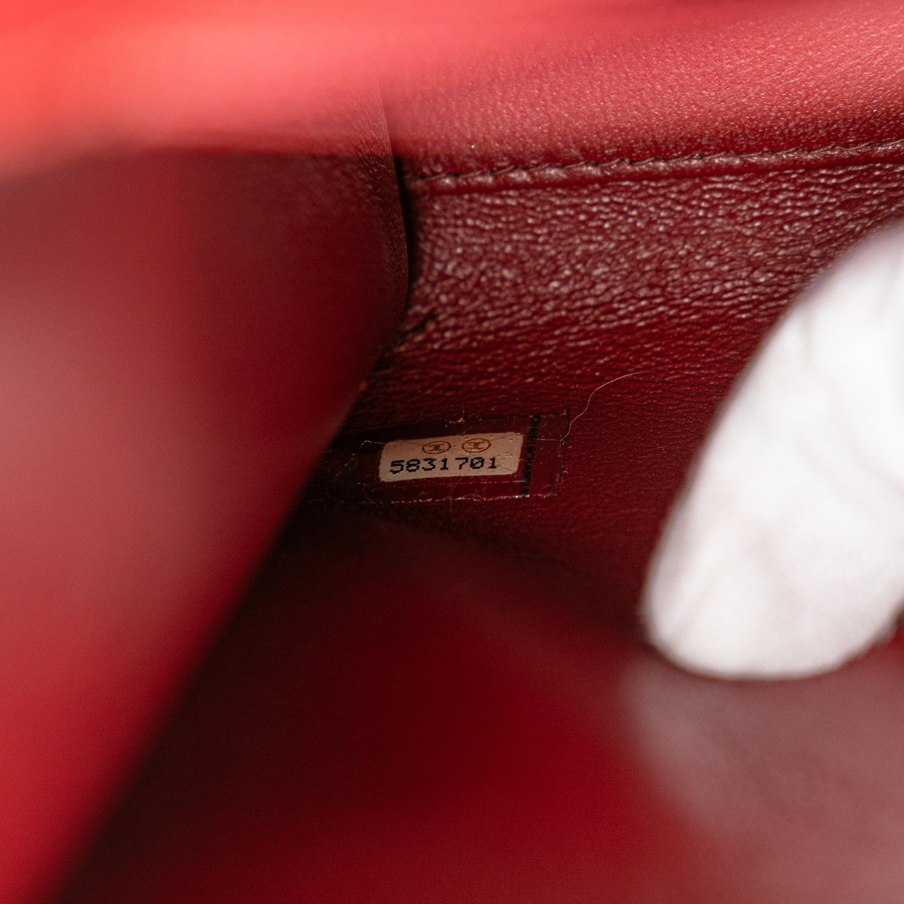 Chanel Reissue 2.55 Quilted Caviar Top Handle Flap Rood