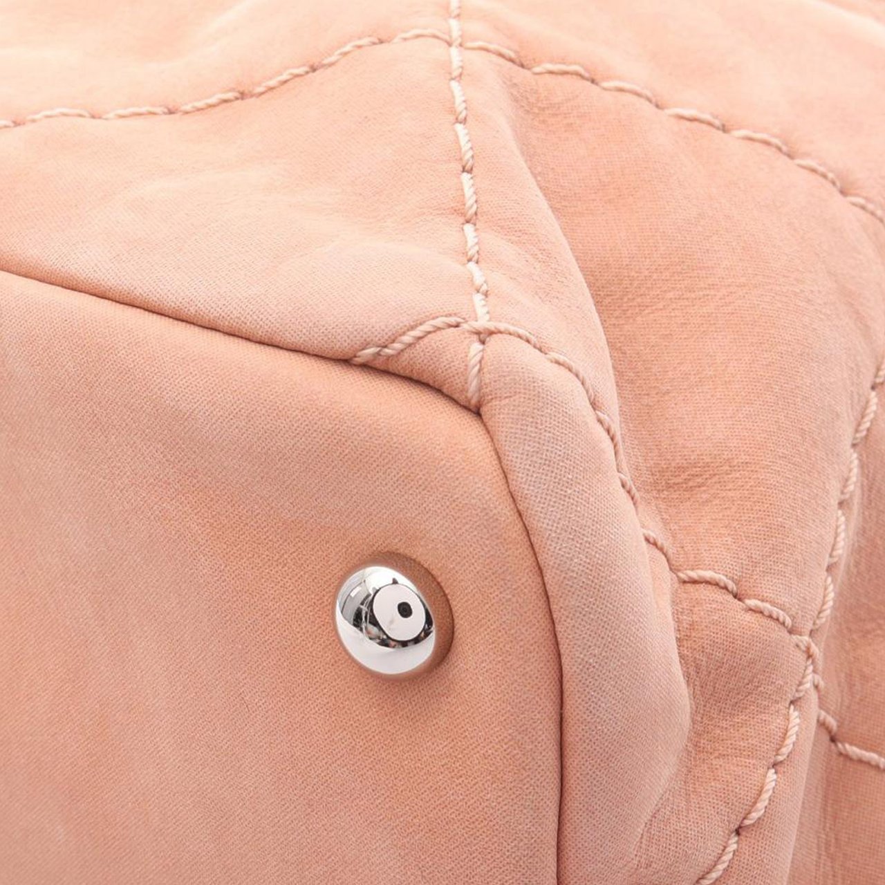 Chanel Large CC Quilted Suede Sea Hit Tote Roze