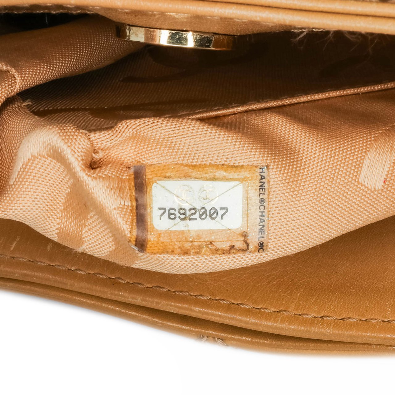 Chanel CC Wild Stitch Calfskin Handbag Bruin