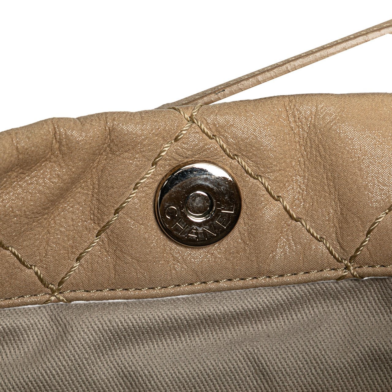 Chanel Iridescent Calfskin Sea Hit Tote Bruin