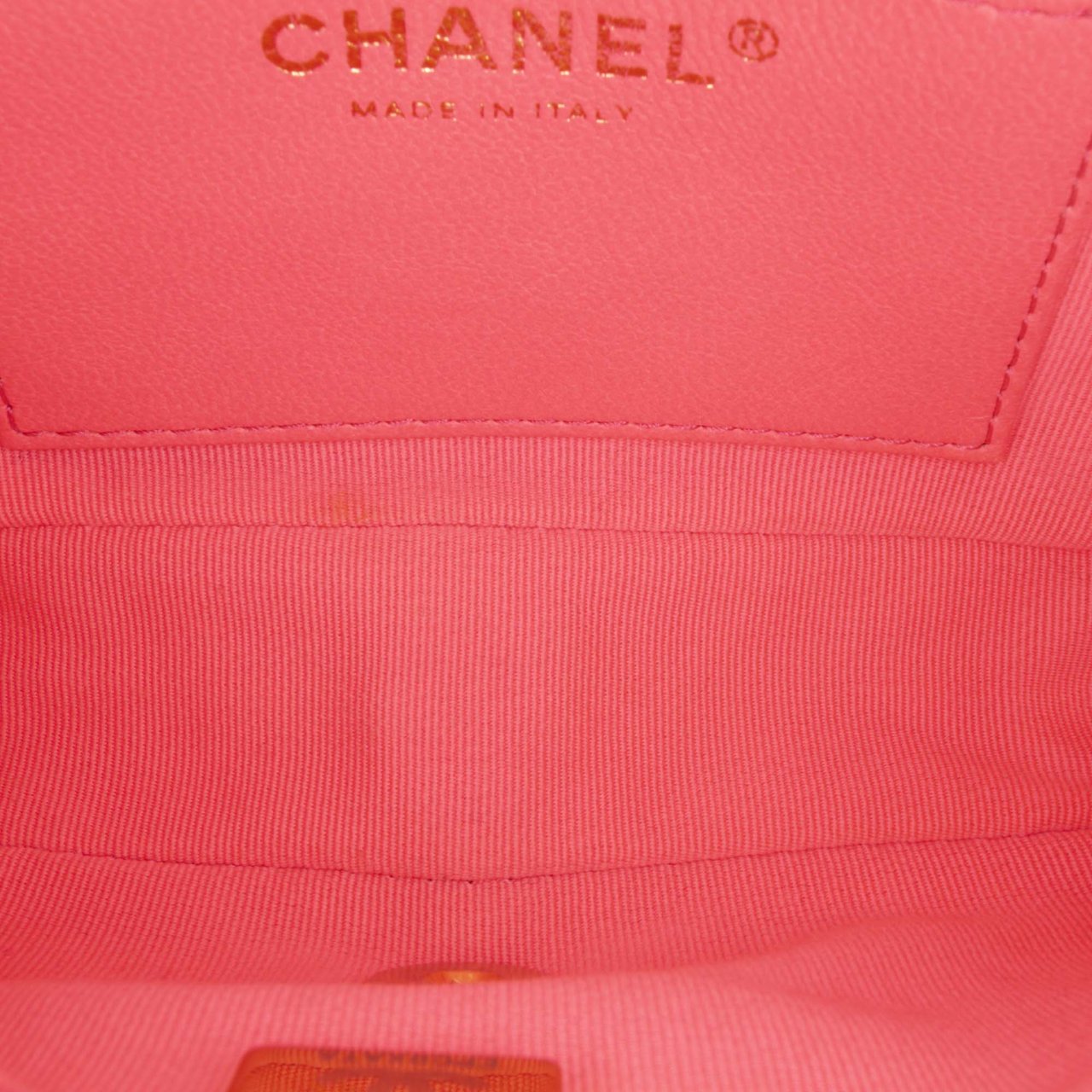 Chanel Mini Quilted Lambskin Funky Town Flap Roze