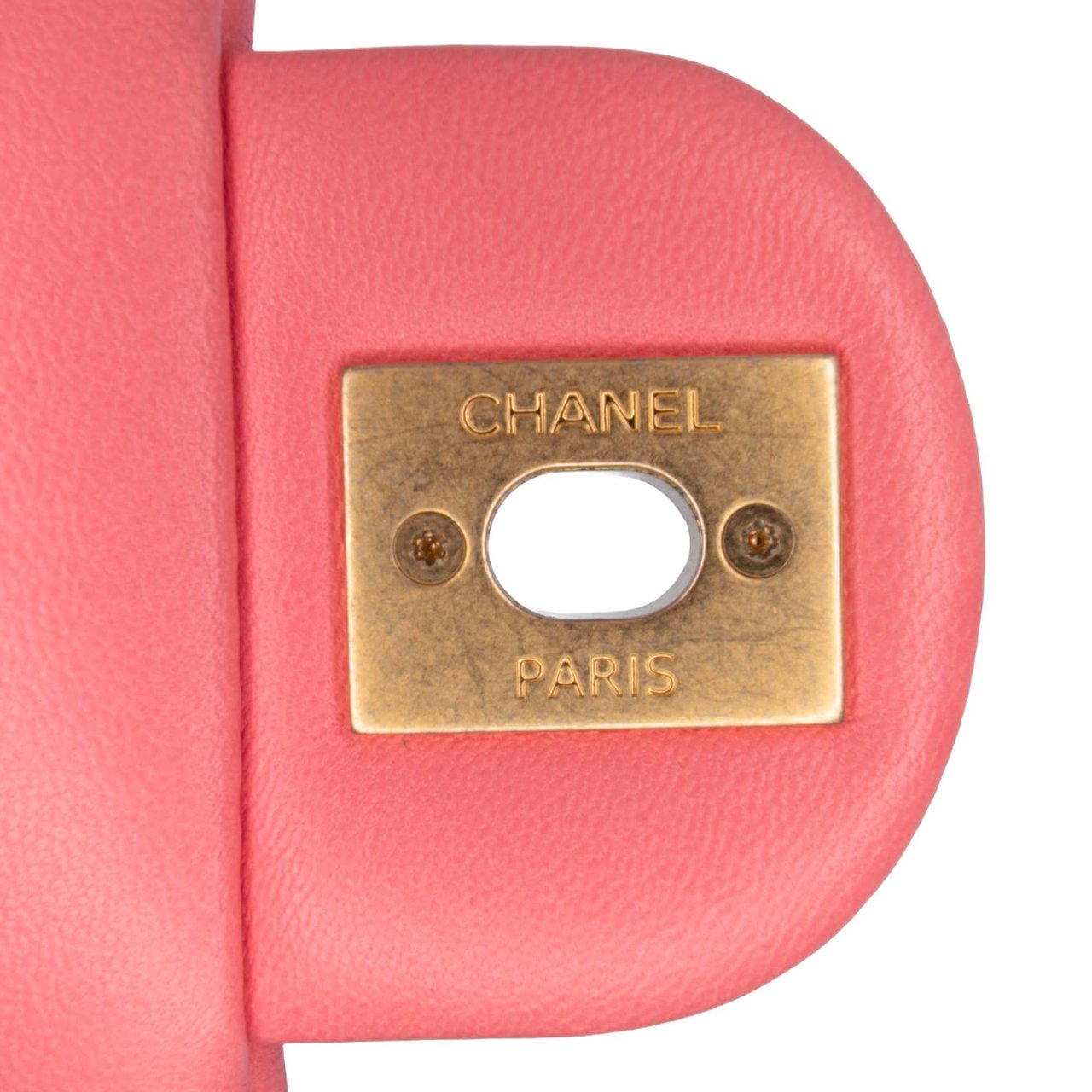 Chanel Mini Quilted Lambskin Funky Town Flap Roze