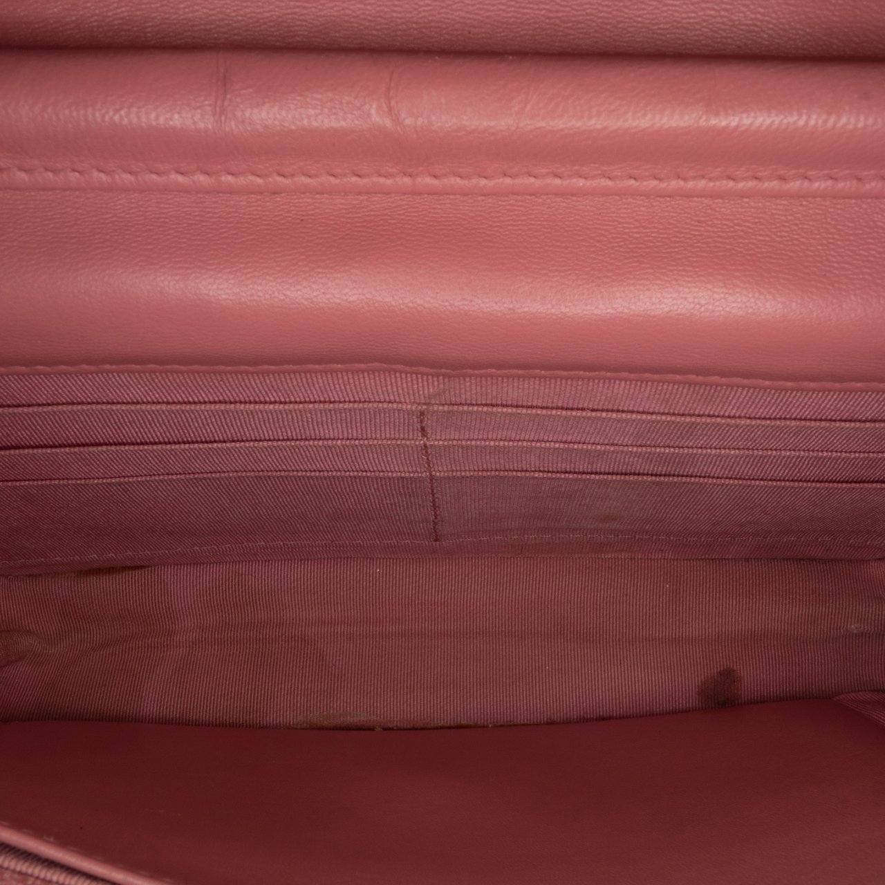 Chanel Classic Lambskin Wallet on Chain Roze