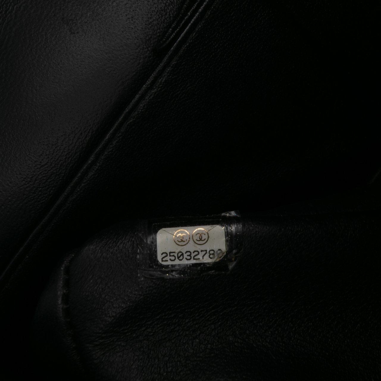 Chanel Medium Classic Canvas Sequin Moon Double Flap Zwart