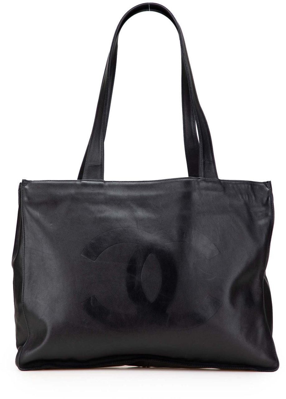 Chanel CC Lambskin Tote Zwart