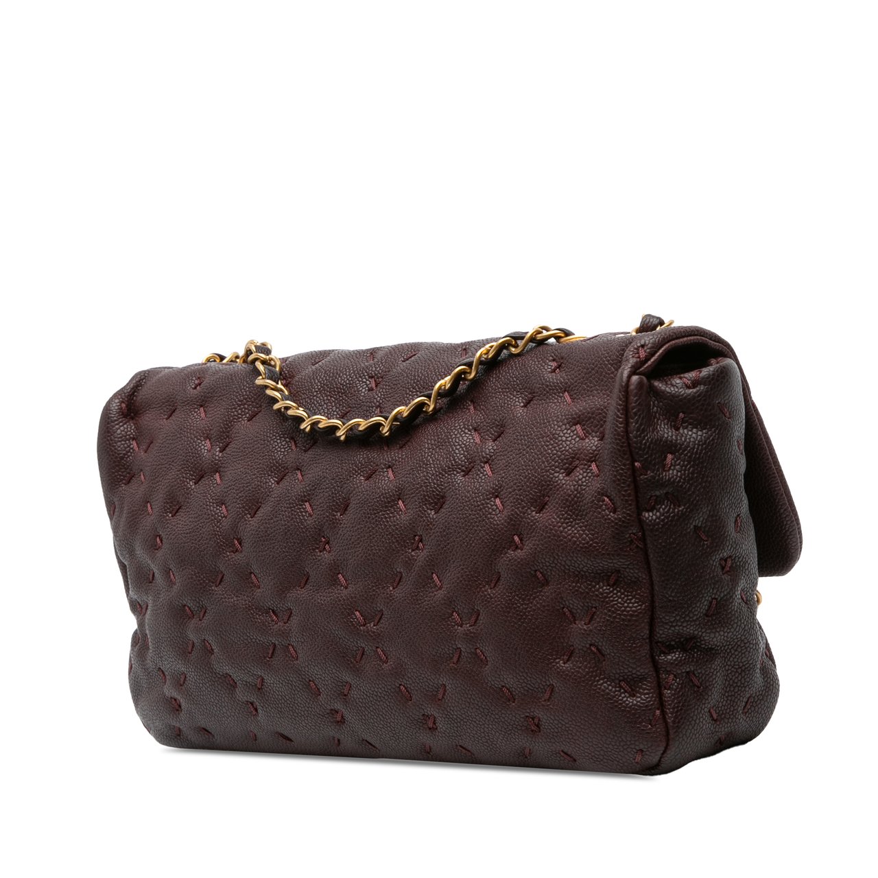 Chanel Caviar Wild Stitch Flap Rood