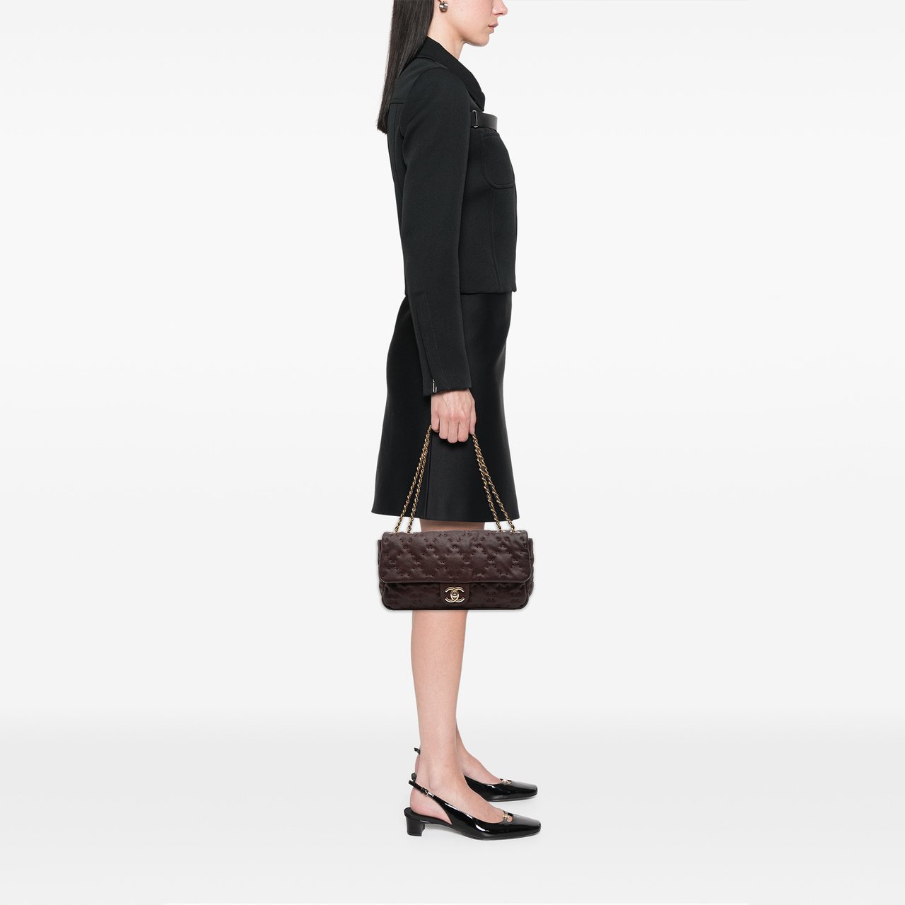 Chanel Caviar Wild Stitch Flap Rood
