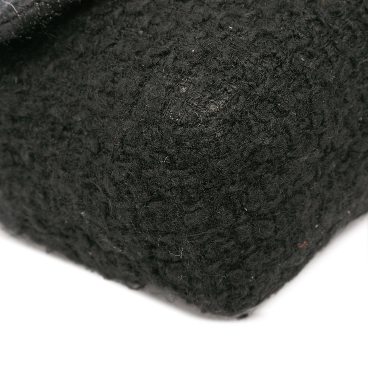 Chanel Jumbo Patchwork Tweed Flap Zwart