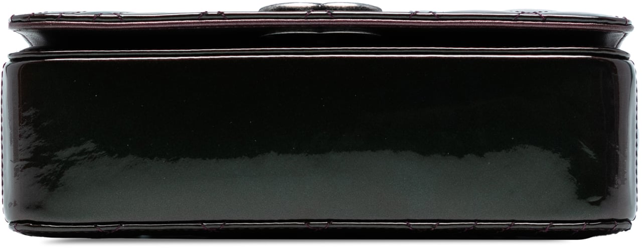 Chanel Small Patent Coco Boy Flap Paars
