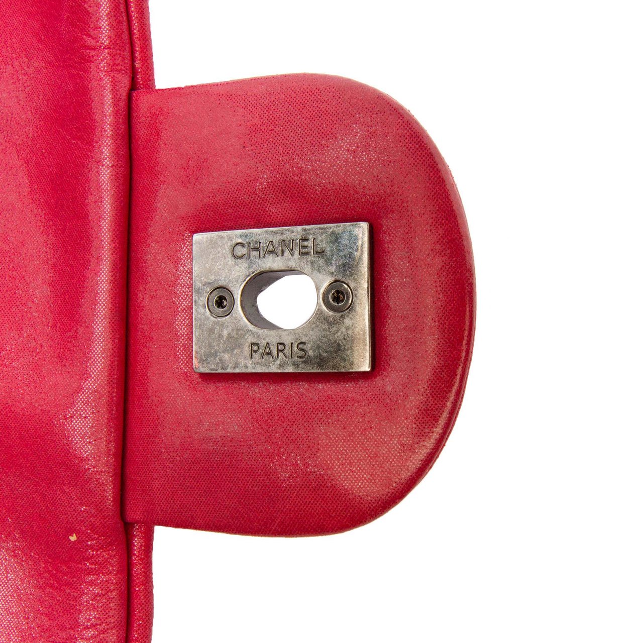 Chanel Small Quilted Iridescent Calfskin Shiva Flap Roze