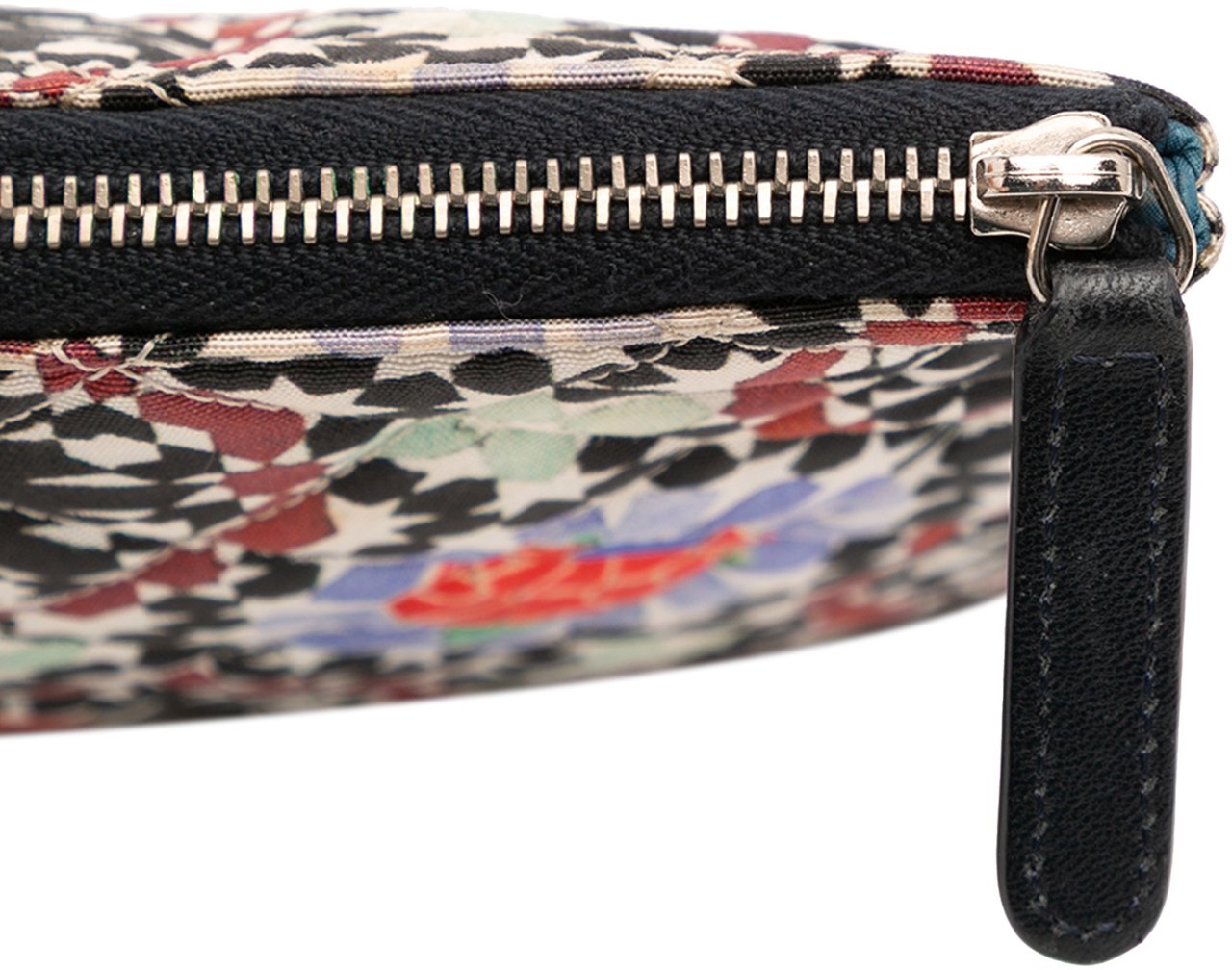 Chanel Paris Dubai Medium Printed Canvas Cosmetic Case Wit