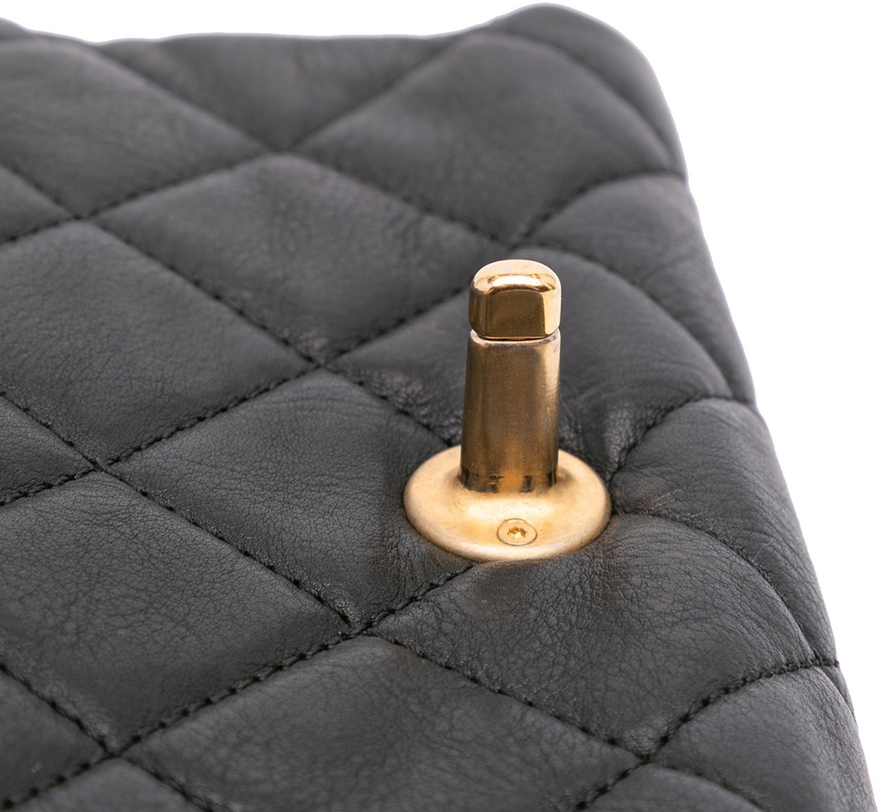 Chanel Mini Quilted Calfskin Pearl CC Accordion Flap Zwart