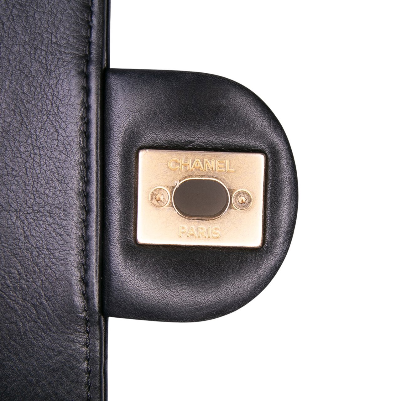 Chanel Mini CC Quilted Calfskin Round Moon Messenger Flap Zwart