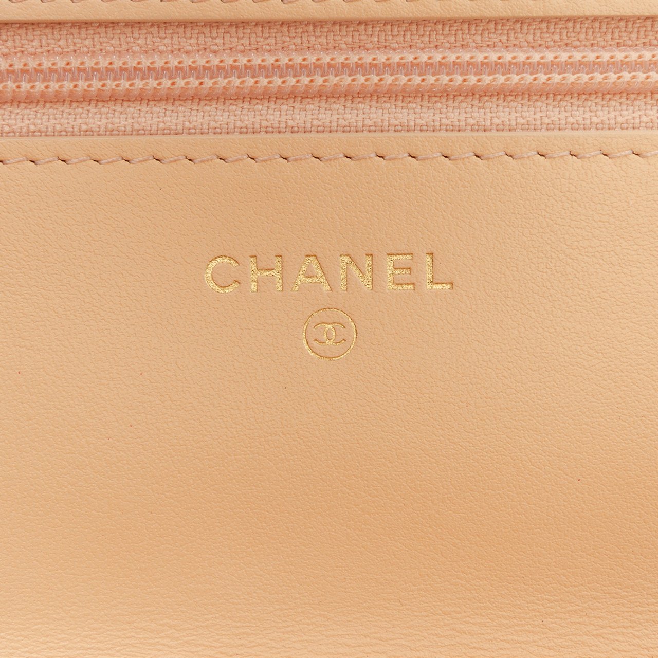 Chanel CC Quilted Tweed Candy Cotton and Beach Ball Wallet On Chain Bruin