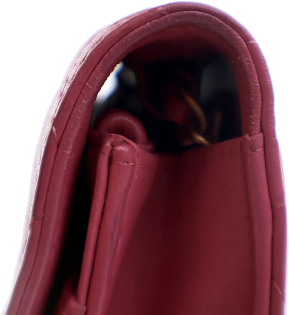 Chanel Classic Lambskin Wallet on Chain Roze