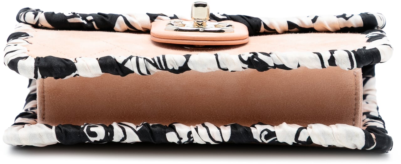 Chanel Mini Quilted Suede Braided My Own Frame Flap Bruin