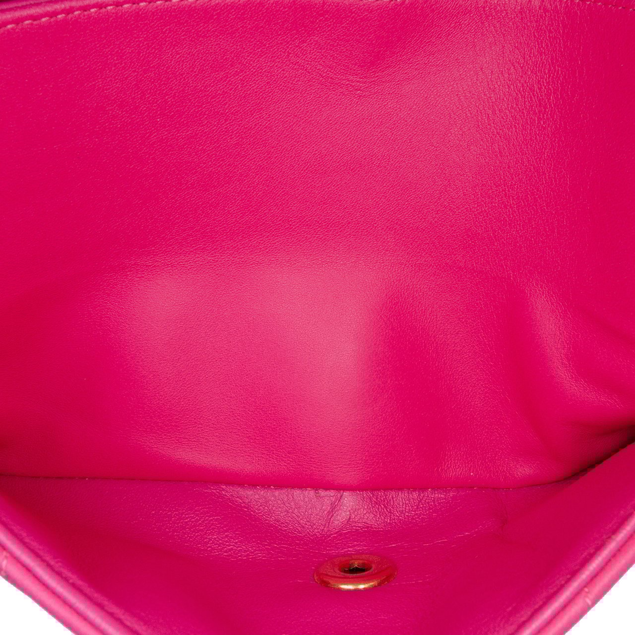 Chanel Medium Classic Chevron Lambskin Double Flap Roze
