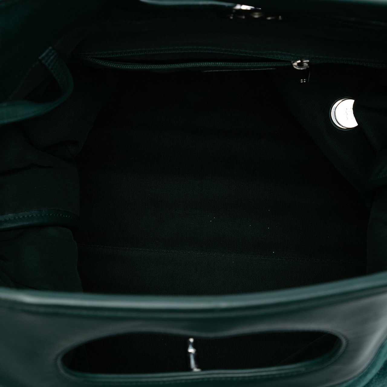 Chanel Extra Large Stitched Wool and Calfskin 31 Shopping Bag Groen