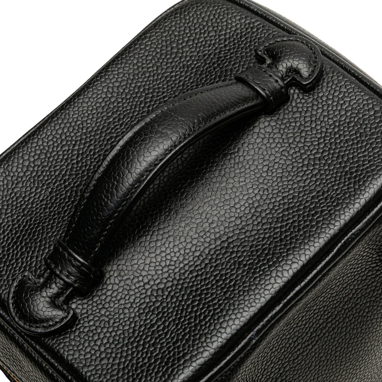 Chanel CC Caviar Vanity Bag Zwart