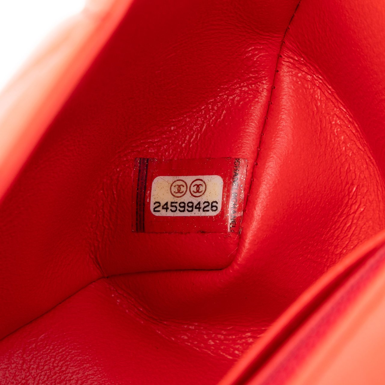 Chanel Mini Rectangular Classic Lambskin Single Flap Oranje