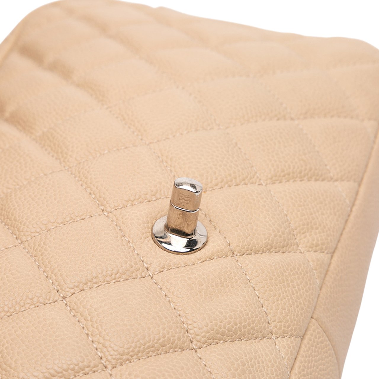 Chanel Jumbo Quilted Caviar Easy Flap Bruin