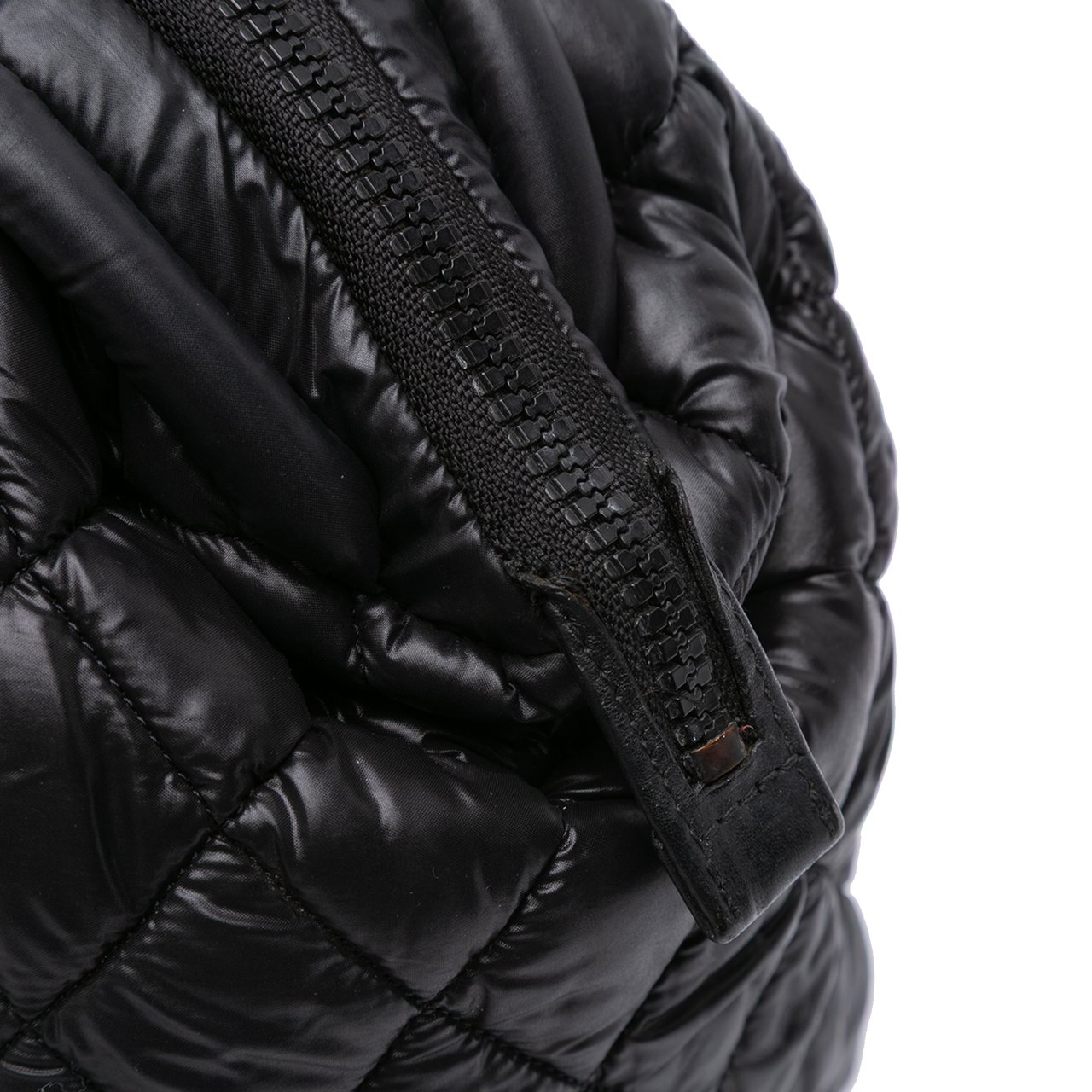 Chanel Quilted Nylon Coco Cocoon Bowler Bag Zwart