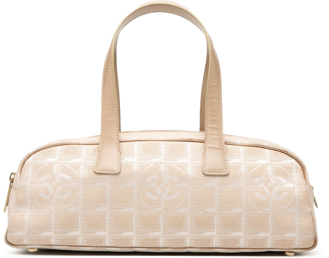 Chanel New Travel Line Nylon Handbag Bruin