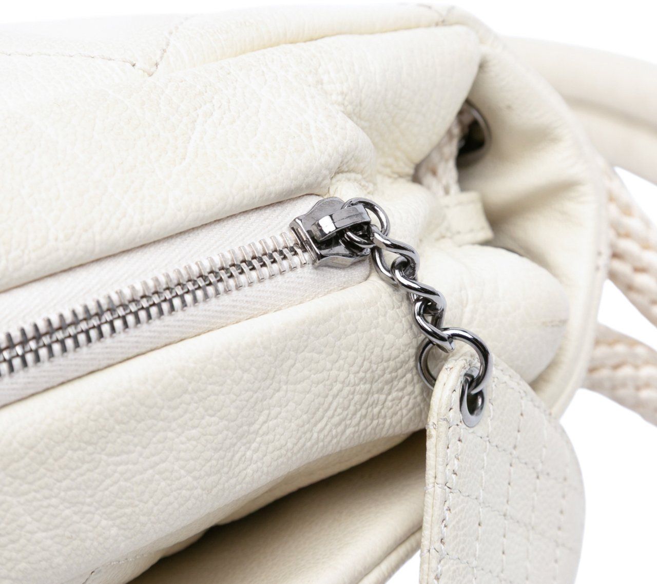 Chanel Quilted Calfskin Expandable Zip Yacht Flap Wit