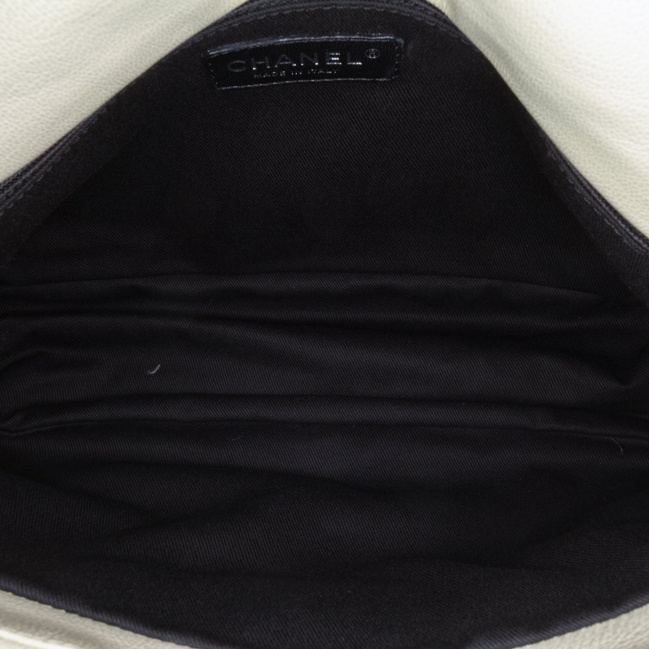 Chanel Quilted Calfskin Expandable Zip Yacht Flap Wit