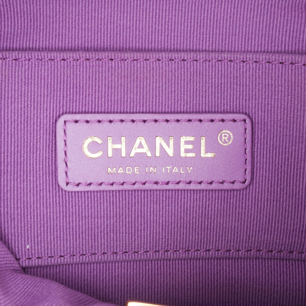 Chanel Mini Quilted Lambskin Candy Chain Flap Paars