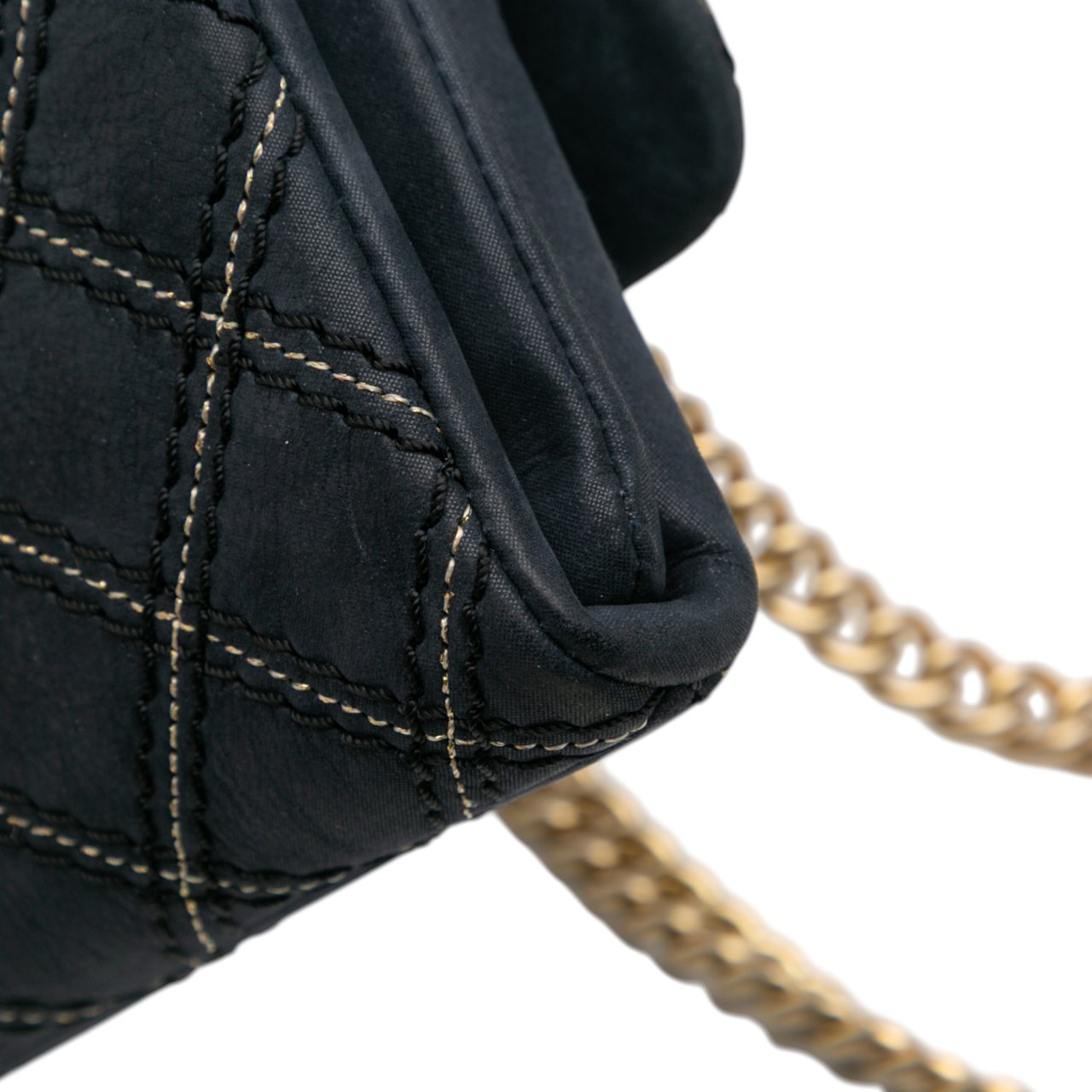 Chanel Medium Quilted Calfskin Triple Stitched Flap Blauw
