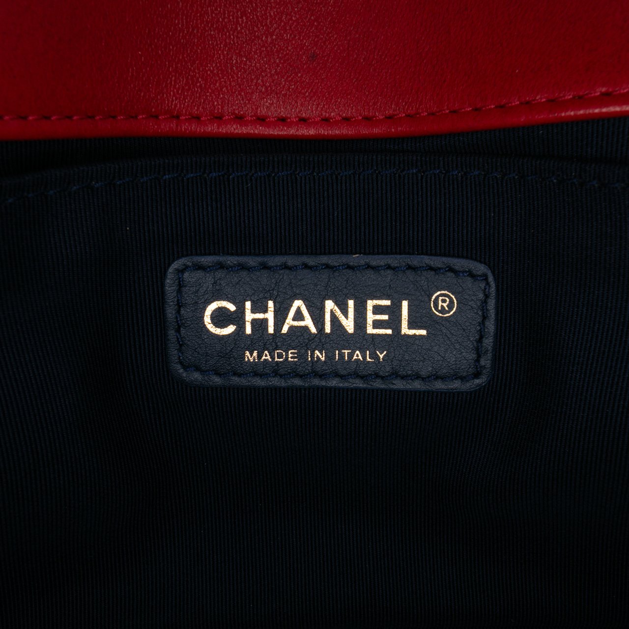 Chanel Old Medium Quilted Tweed and Velvet Boy Flap Rood