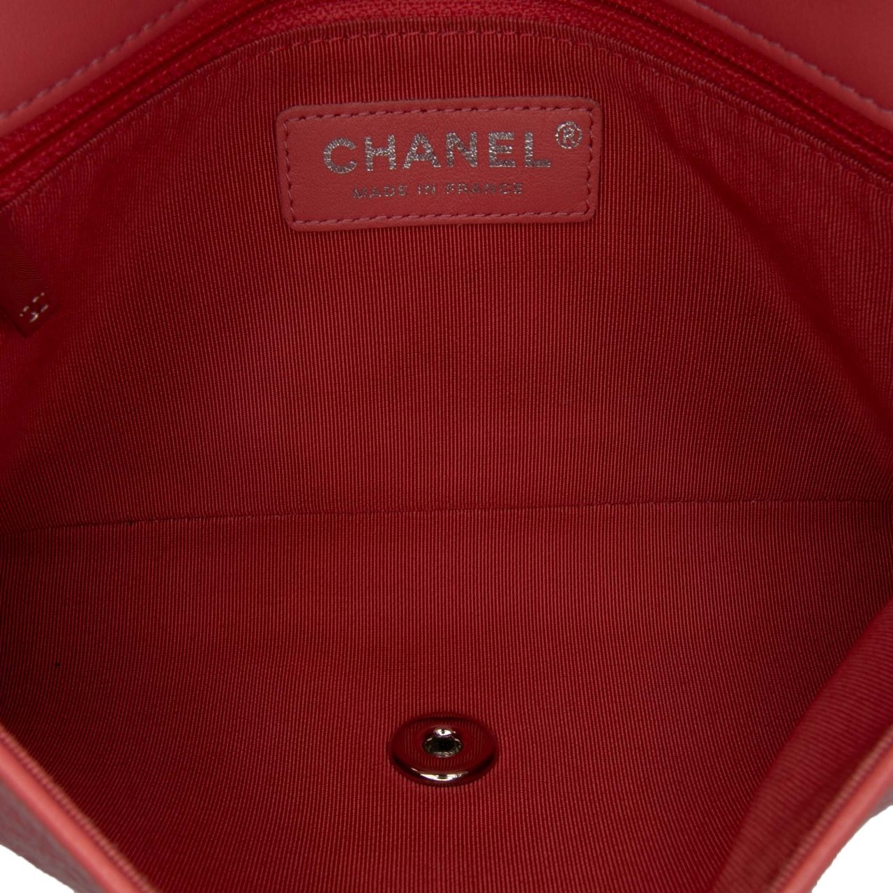 Chanel Crumpled Calfskin Bi Quilted Vintage Full Flap Roze