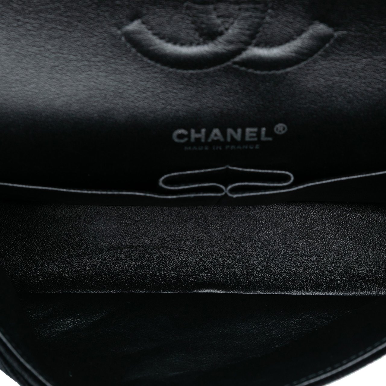 Chanel Medium Classic Velvet Double Flap Zwart