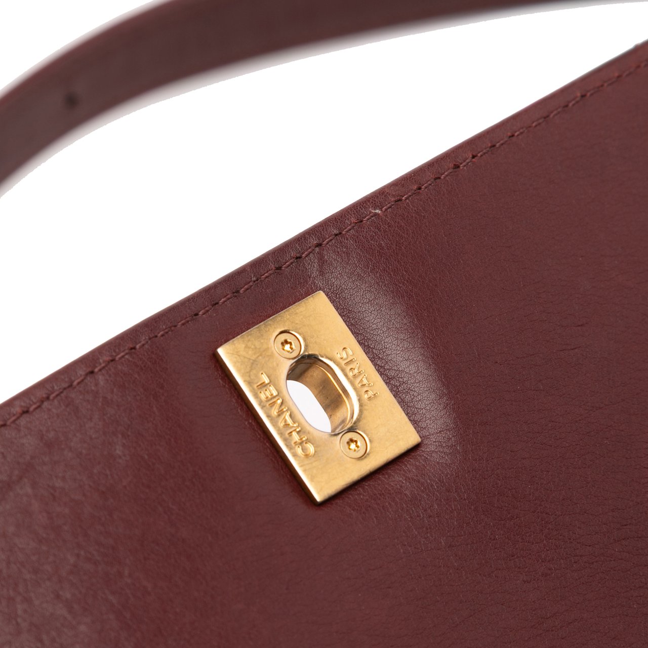 Chanel Small CC Quilted Calfskin Single Flap Rood