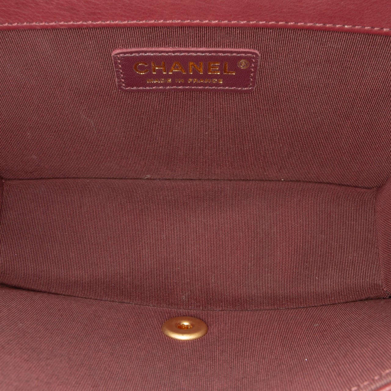 Chanel Small CC Quilted Calfskin Single Flap Rood
