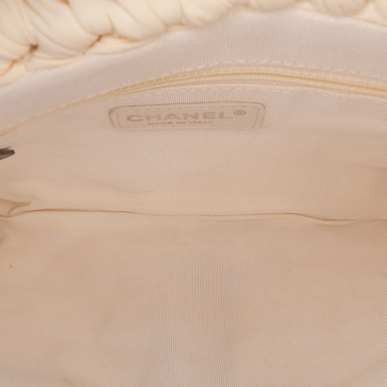 Chanel Neoprene Fancy Crochet Flap Wit