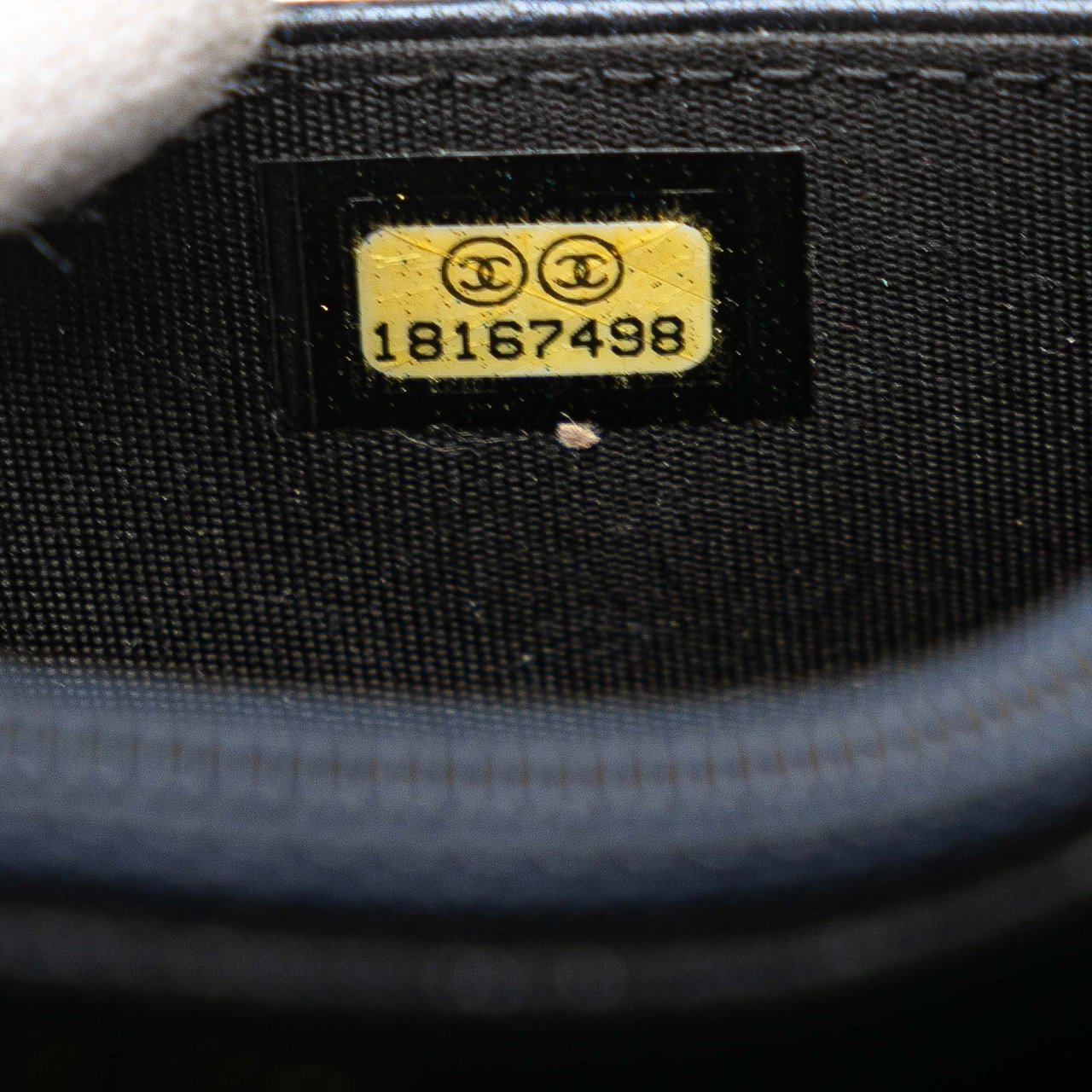 Chanel Calfskin Double Stitch Boy Wallet On Chain Blauw