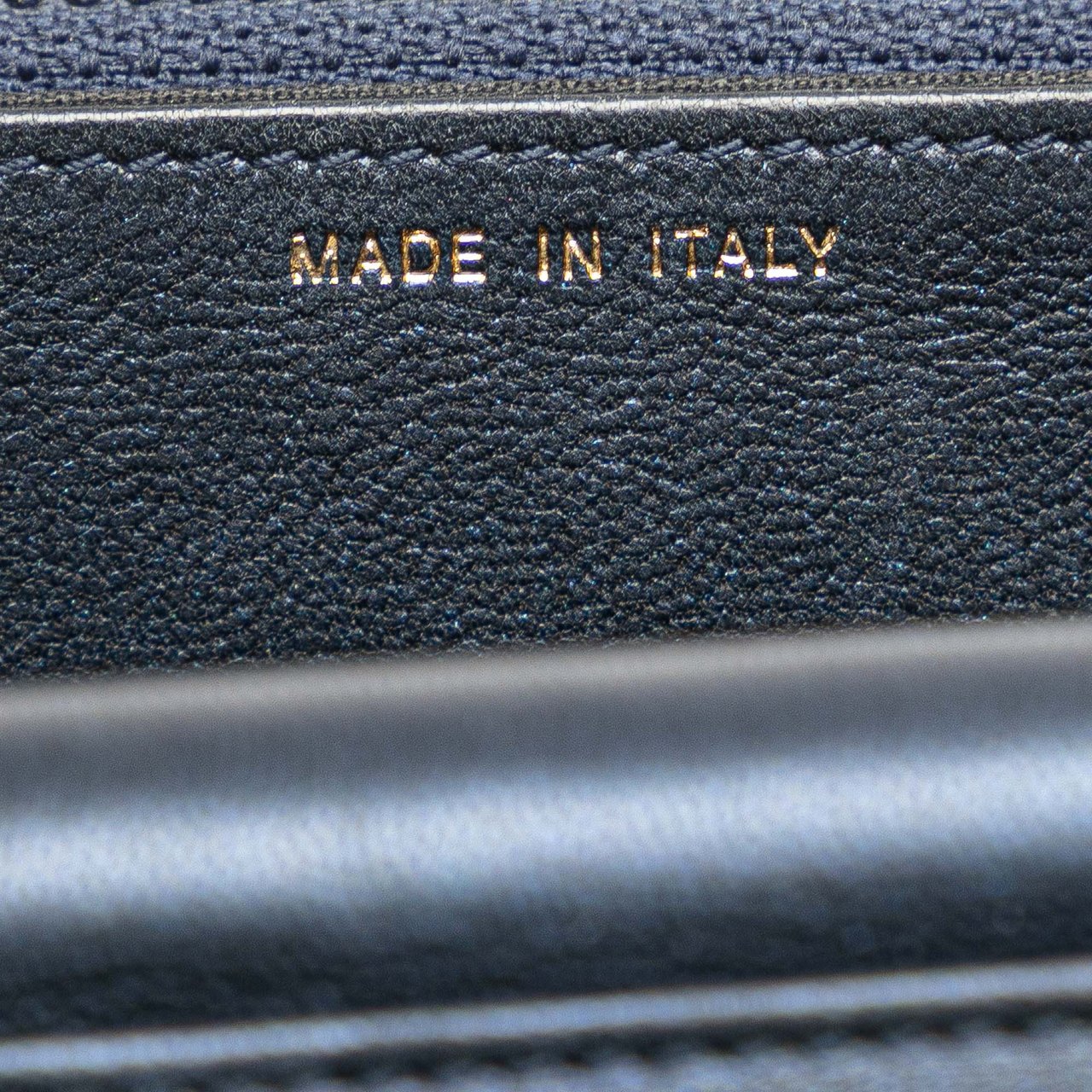 Chanel Calfskin Double Stitch Boy Wallet On Chain Blauw