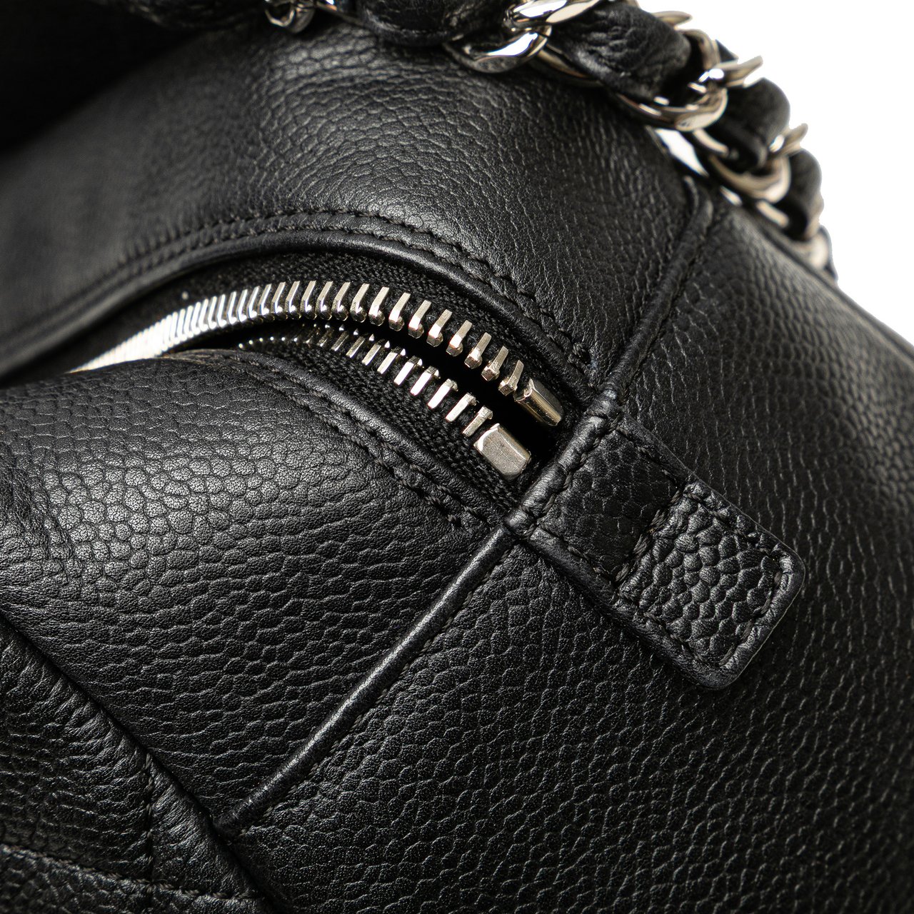 Chanel Petite Caviar Timeless Tote Zwart