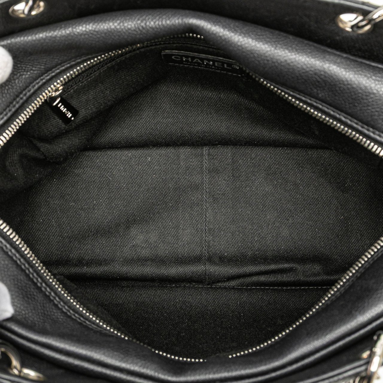 Chanel Petite Caviar Timeless Tote Zwart